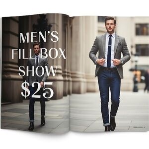 Men’s clothing Good-NWT condition. $25 fill a box